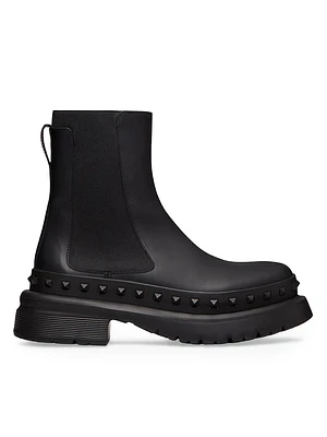 M-Way Rockstud Ankle Boots