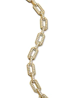 Pavé Chain Bracelet 18K Yellow Gold