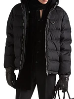 Cropped Re-Nylon Down Jacket