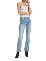 Kick Flare Mid-Rise Jeans