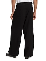 Pleated Drawstring Pants