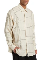 Abstract Linen Shirt