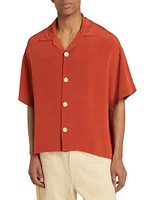 Silk Short-Sleeve Shirt