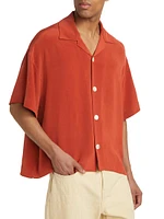 Silk Short-Sleeve Shirt