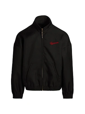 Kendrick Embroidered Logo Jacket
