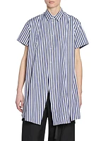 Striped Cotton Poplin Shirt