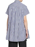 Striped Cotton Poplin Shirt