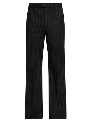 Persistance of Memory Collection Pinstriped Flared Trousers
