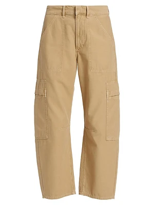 Marcelle Cotton Twill Cargo Pants