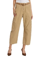 Marcelle Cotton Twill Cargo Pants