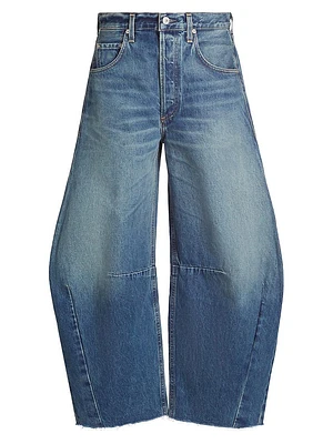 Horseshoe Curved Mid-Rise Jeans