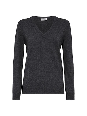 Cashmere Sweater with Monili