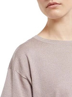 Sparkling Cashmere and Silk Lightweight Sweater