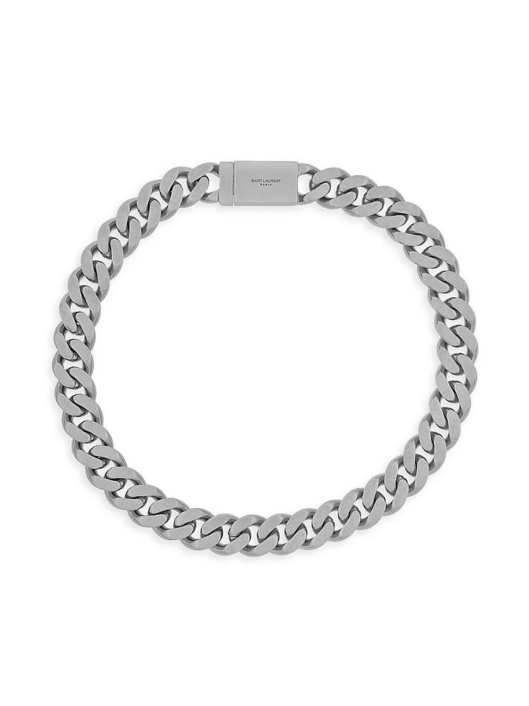 Metal Curb Chain Necklace