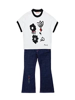 Little Girl's & Blossom Graphic T-Shirt