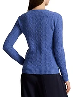 Julianna Cotton & Cashmere Cable-Knit Sweater