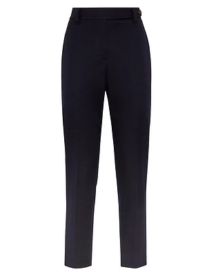 Stretch Cotton Cover Cigarette Trousers