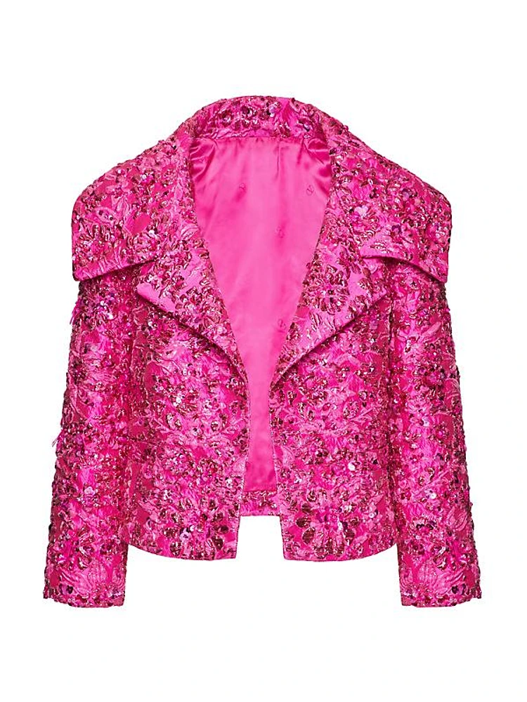 Petite Jacquard Jacket