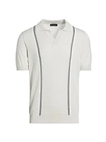 COLLECTION Retro Striped Polo Shirt