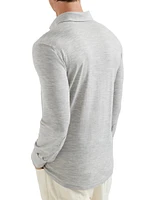 Virgin Wool and Cashmere Lightweight Knit Shirt