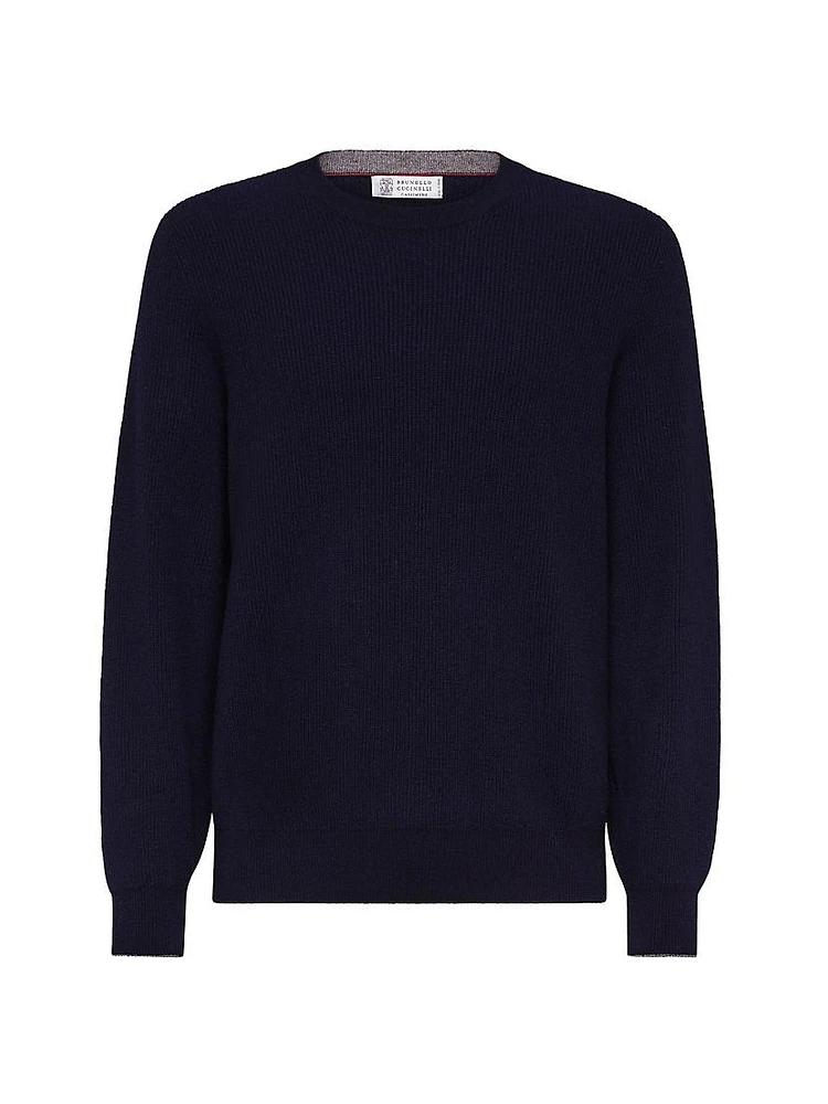 Cashmere English Rib Sweater