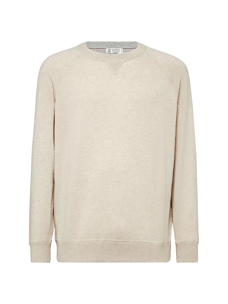 Cashmere Sweatshirt Style Sweater