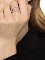 Stax Five Row Ring 18K Rose Gold