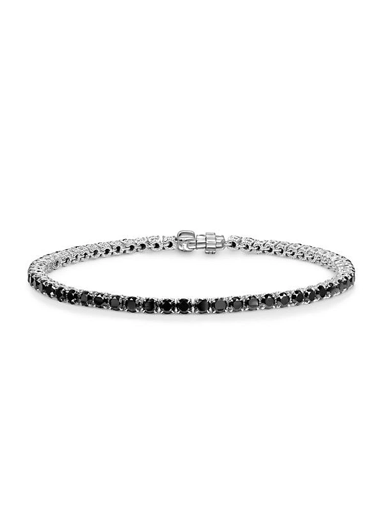 Tennis Bracelet in 18K White Gold