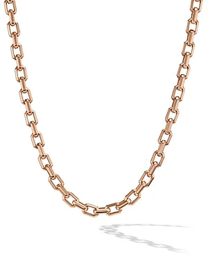 Streamline Heirloom Chain Link Necklace in 18K Rose Gold, 5.5MM