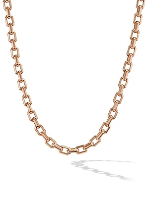 Streamline Heirloom Chain Link Necklace 18K Rose Gold, 5.5MM