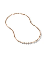 Streamline Heirloom Chain Link Necklace in 18K Rose Gold, 5.5MM