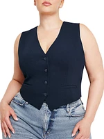 Luxe Suiting Vest Top