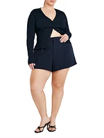 Luxe Suiting Tailored Shorts