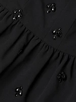 Luella Embellished Peplum Jumpsuit