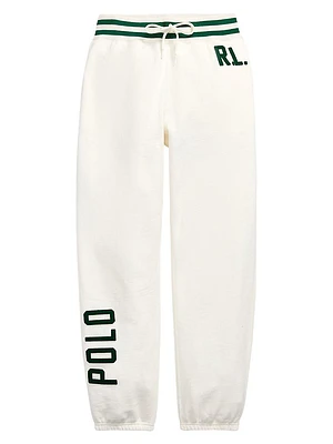 Logo Cotton-Blend Fleece Sweatpants