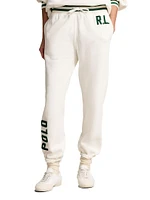 Logo Cotton-Blend Fleece Sweatpants