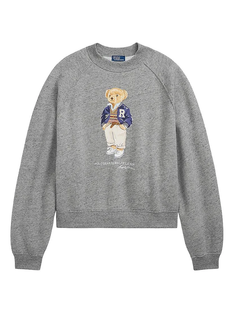 Polo Bear Fleece Oversized-Fit Sweatshirt