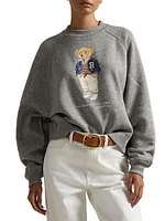 Polo Bear Fleece Oversized-Fit Sweatshirt