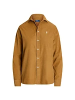 Relaxed Fit Cotton Corduroy Shirt