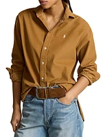 Relaxed Fit Cotton Corduroy Shirt