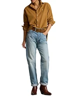 Relaxed Fit Cotton Corduroy Shirt