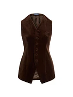 Long Velvet Vest