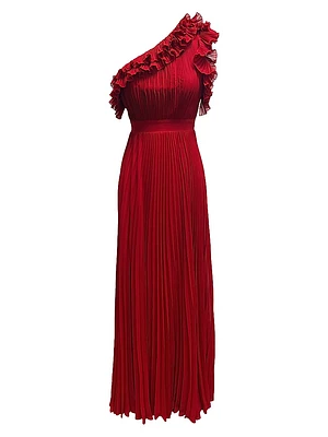 Vida One-Shoulder Gown