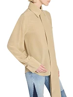 Tieneck Silk Blouse