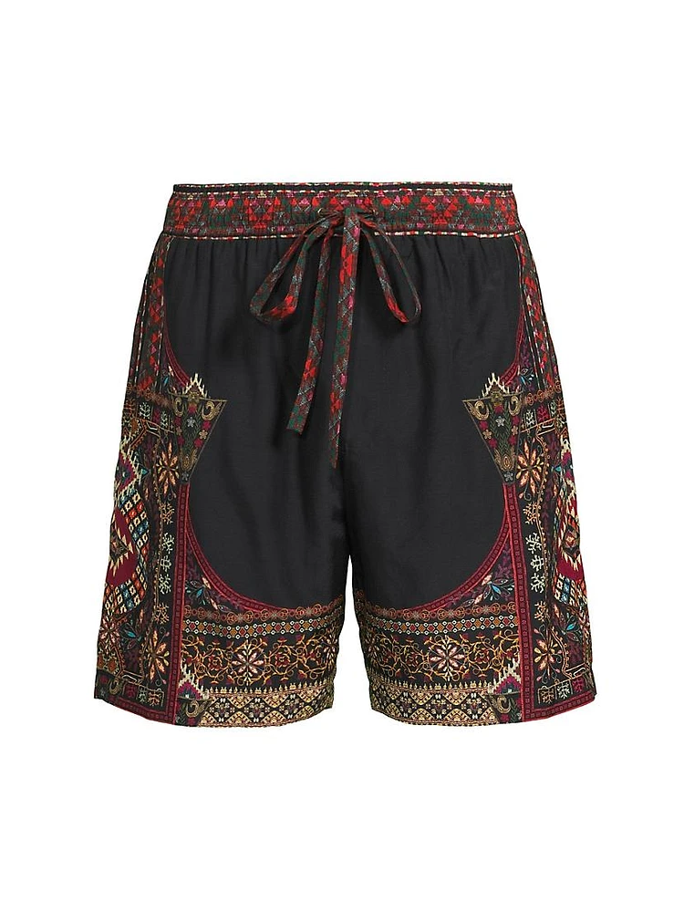 The Wandering Ones Cotton & Silk Shorts