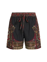 The Wandering Ones Cotton & Silk Shorts