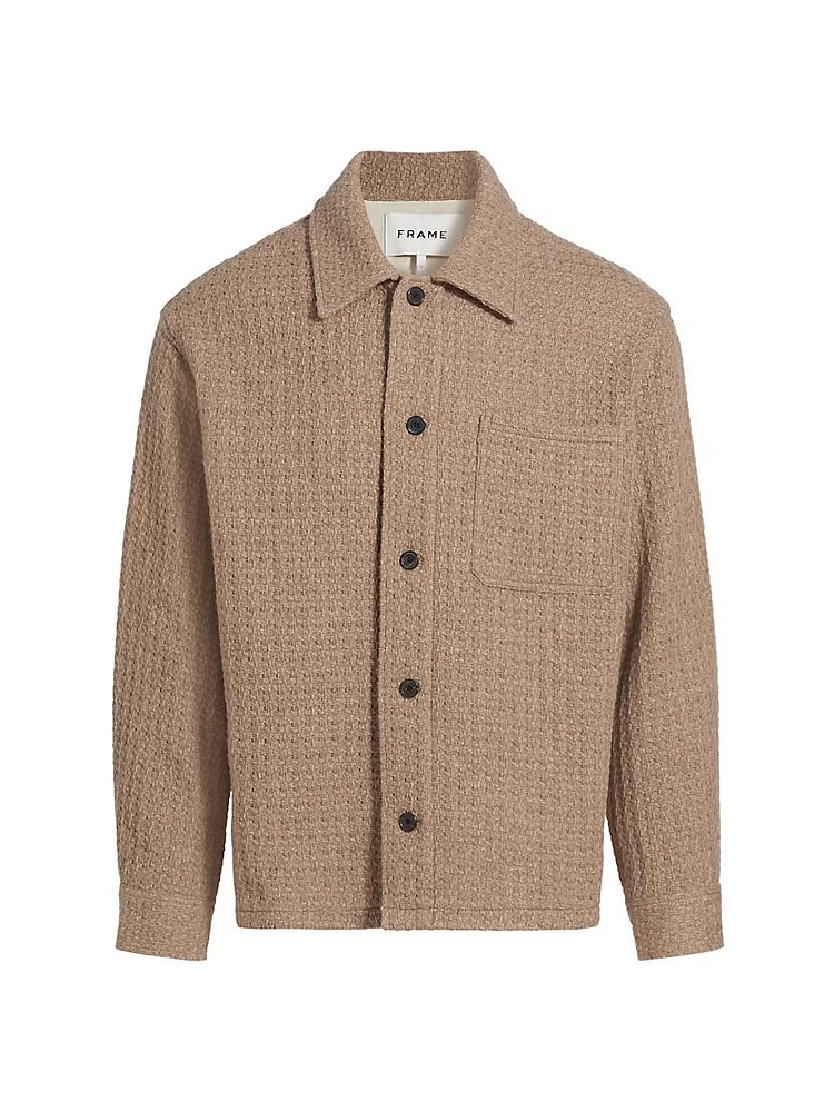 Textured Shirt Jacket