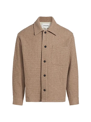 Textured Shirt Jacket