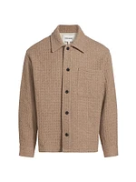 Textured Shirt Jacket