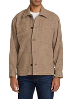 Textured Shirt Jacket